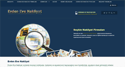 Desktop Screenshot of evdenevenakliyat.tv.tr